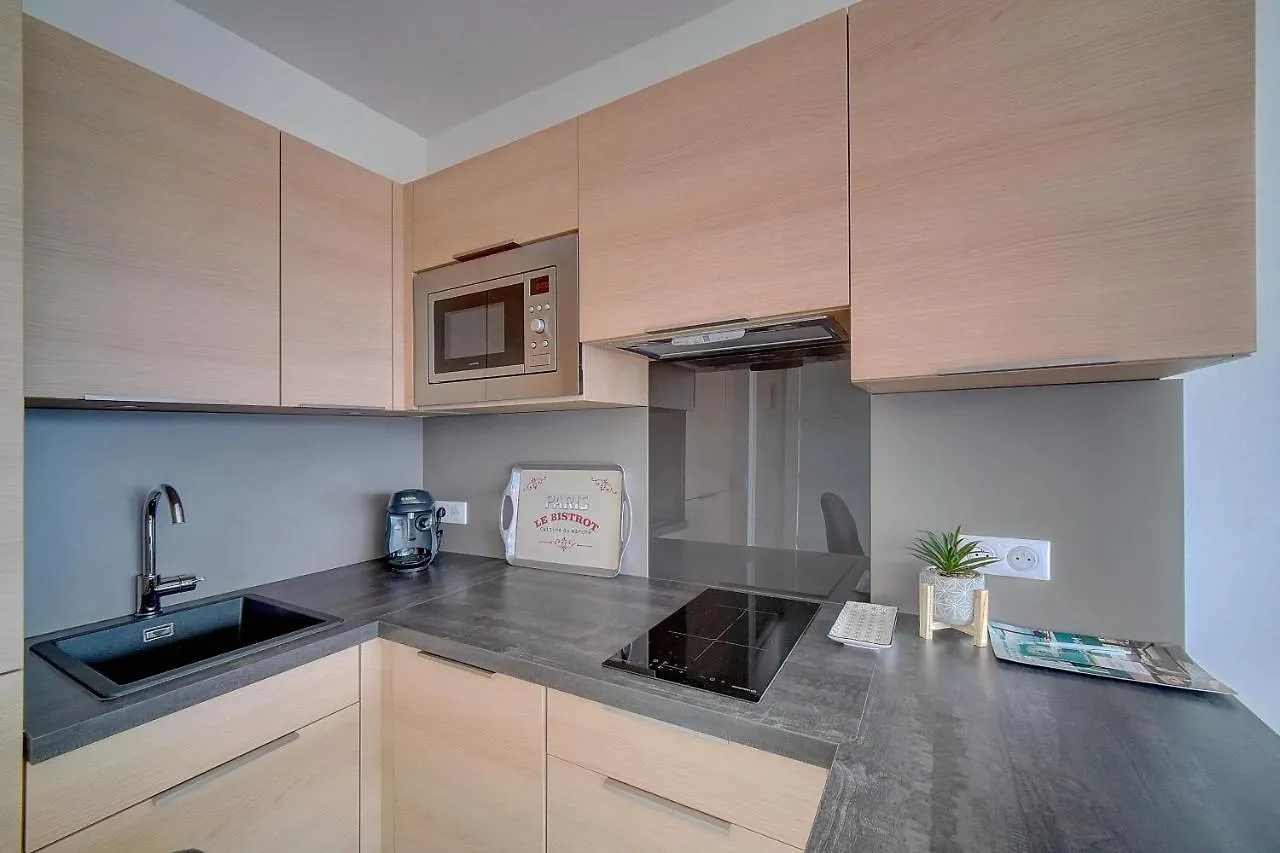 קאן Immogroom- Magnificent View - New - Terrace - Ac דירה